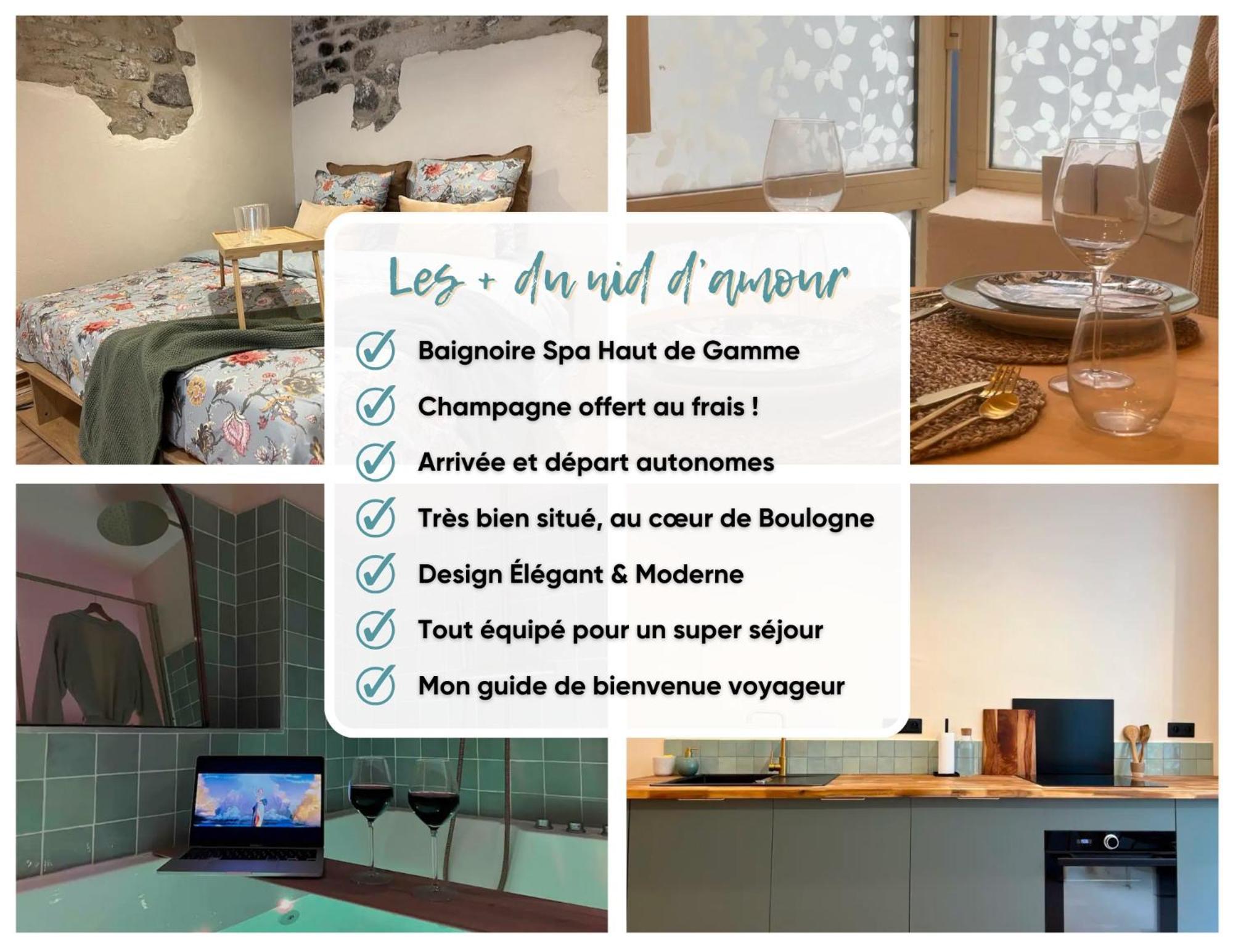Nid D'Amour - Suite Romantique Boulogne-sur-Mer Exterior foto